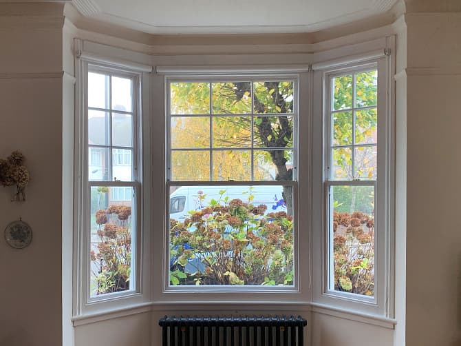 Timber window restoration Muswell Hill