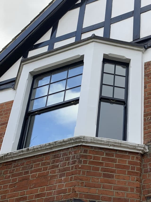 Sash window replacement in a London conservation area property